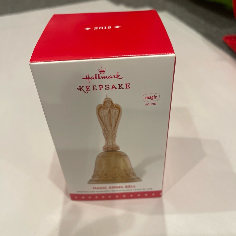Hallmark Christmas ornaments bell keepsake golden bell 2015 collection